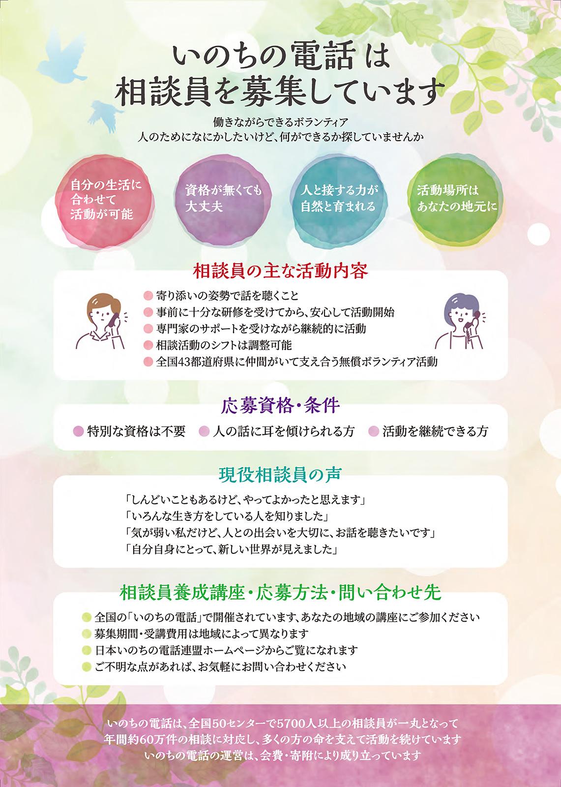 募集チラシ